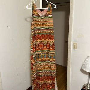 Dress double sided slit maxi